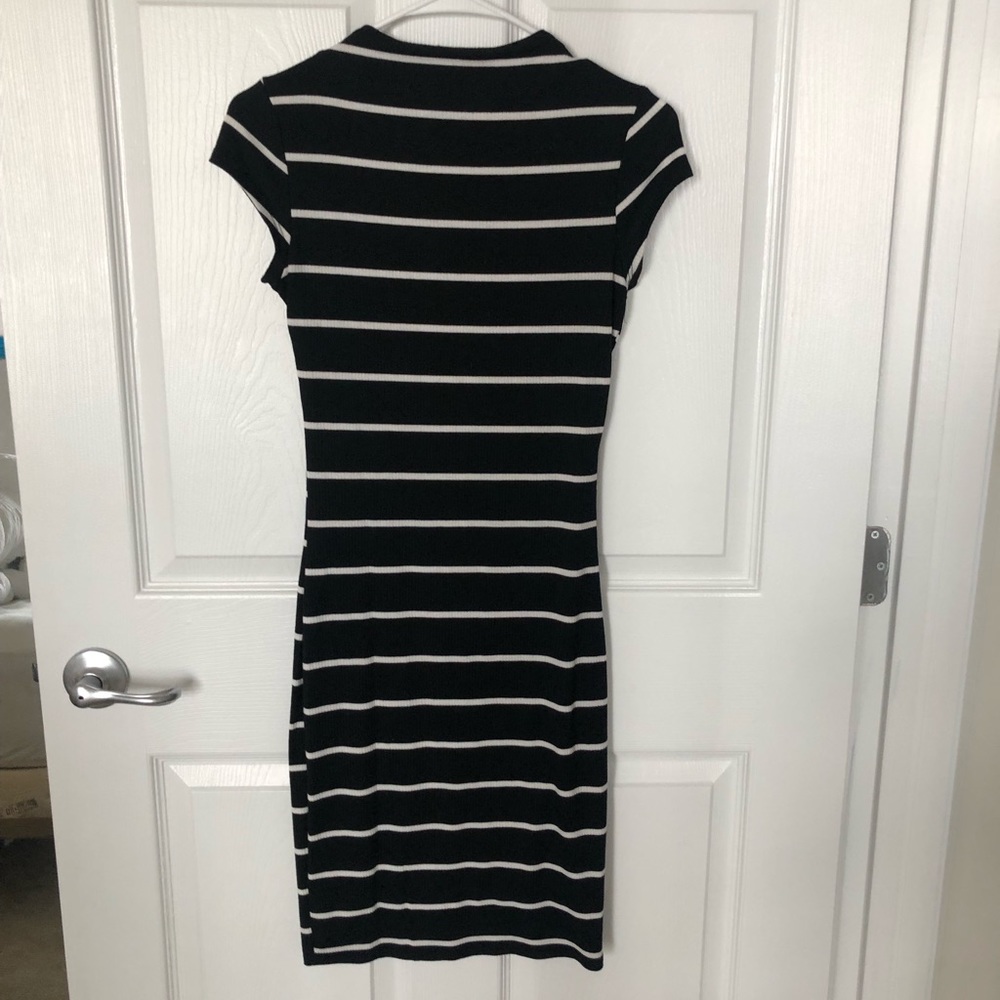 Midi Length Striped Dress - Picture 2 of 4